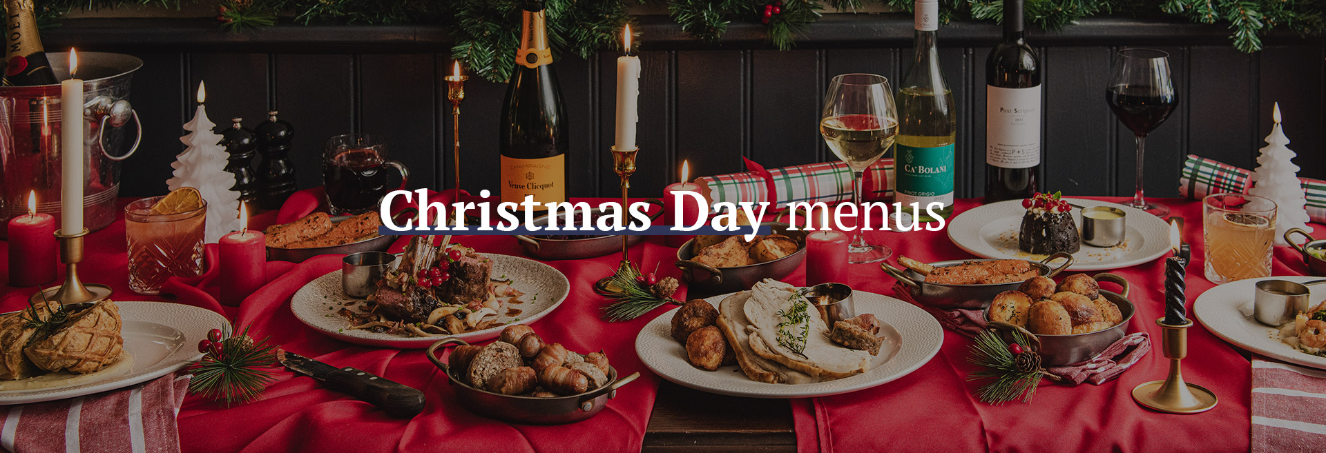 Christmas Day Menu at The Marquis Cornwallis