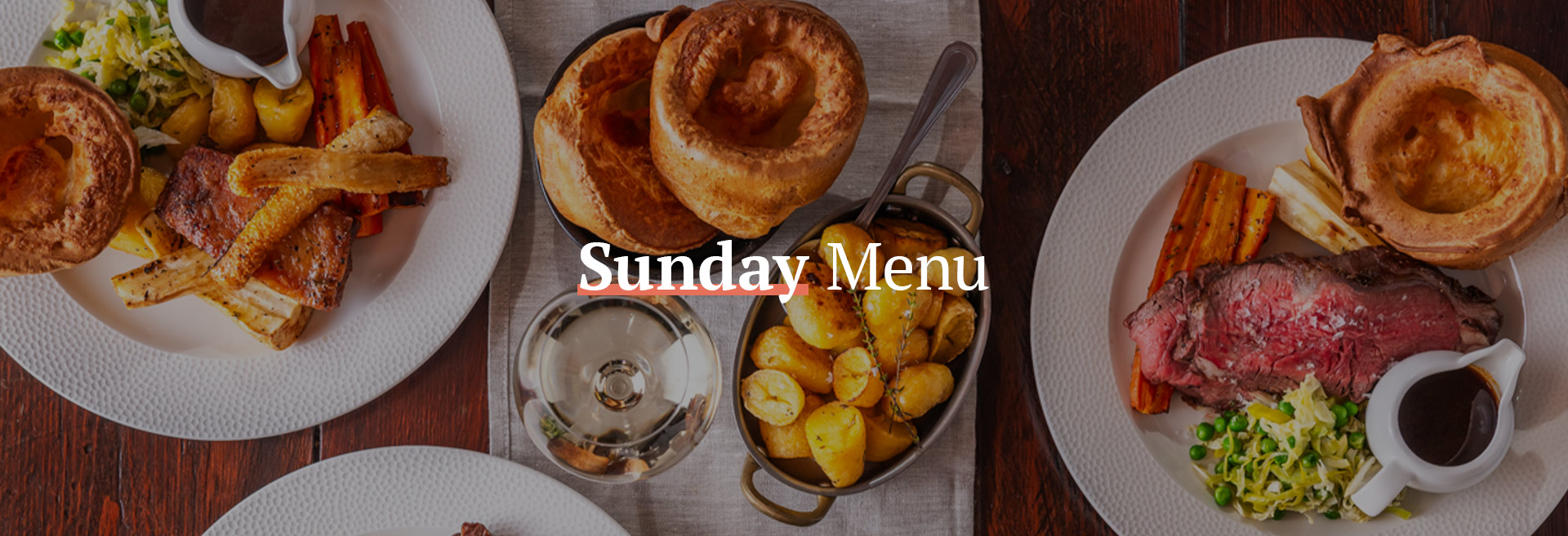 Sunday Menu at The Marquis Cornwallis