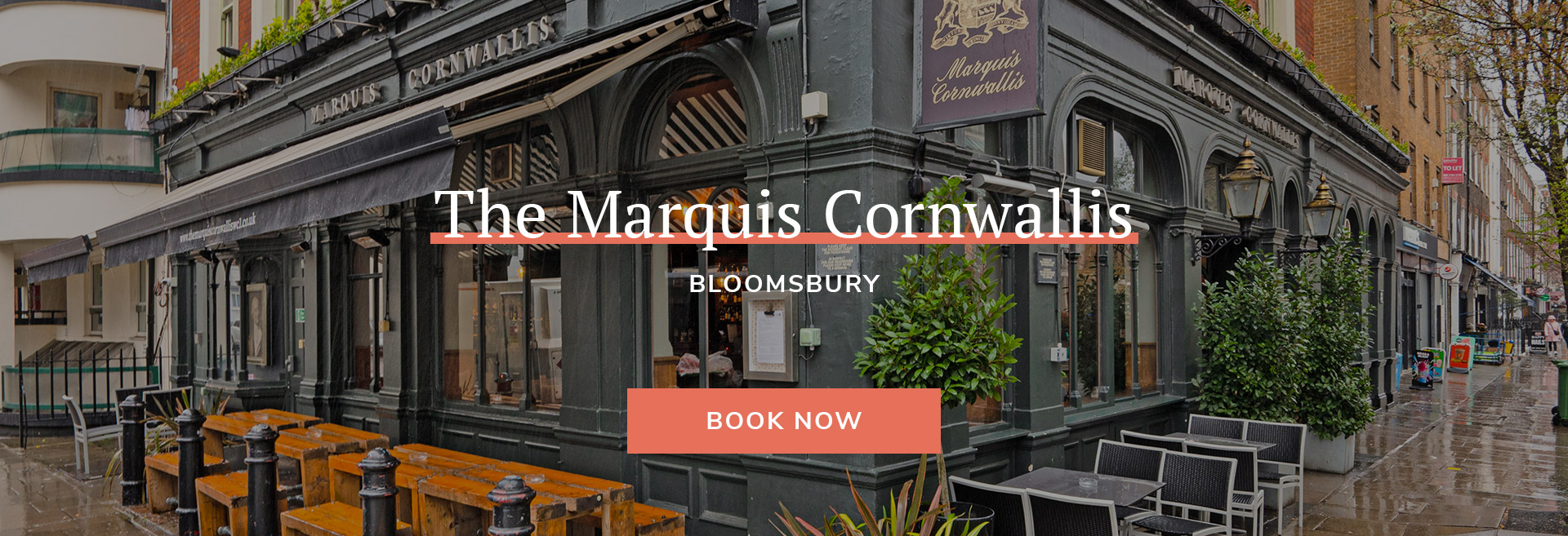 Enjoy a meal at your local pub at The Marquis Cornwallis in London